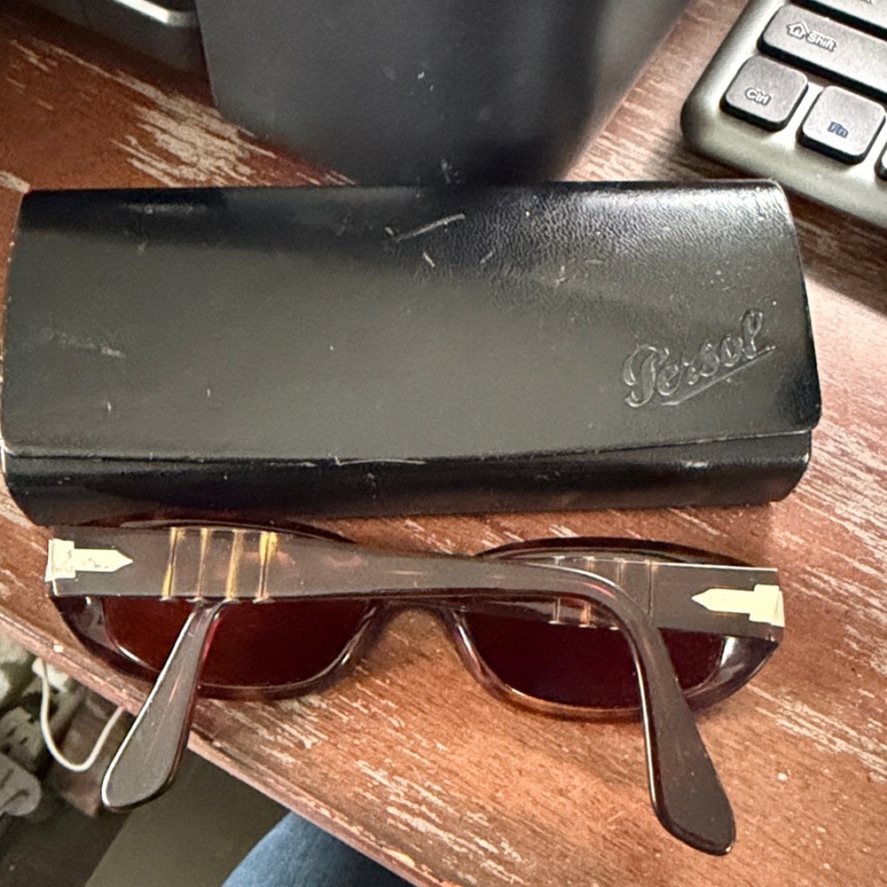Persol 3607-s 24/33 51/27-135 brown tortoise sunglasses w/ case. For frames only - Picture 2 of 16
